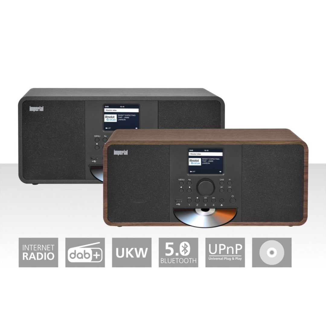 Imperial DABMAN i205 Hybrid Internet Radio Brown