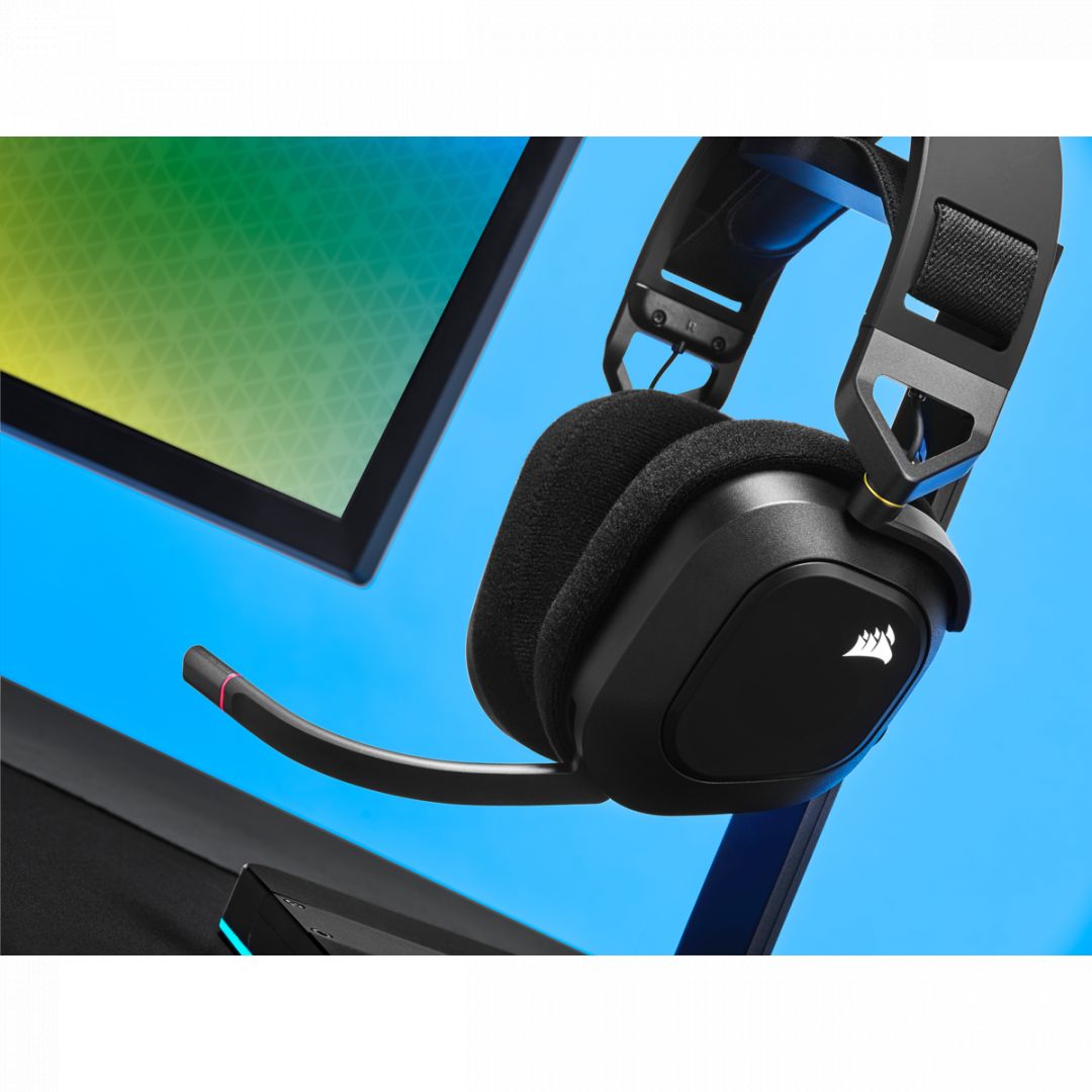 Corsair HS80 RGB WIRELESS Premium Gaming Headset Carbon