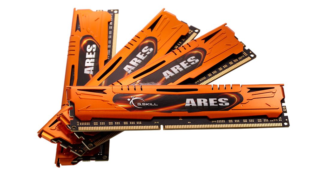 G.SKILL 32GB DDR3 1600MHz Kit(4x8GB) Ares Orange