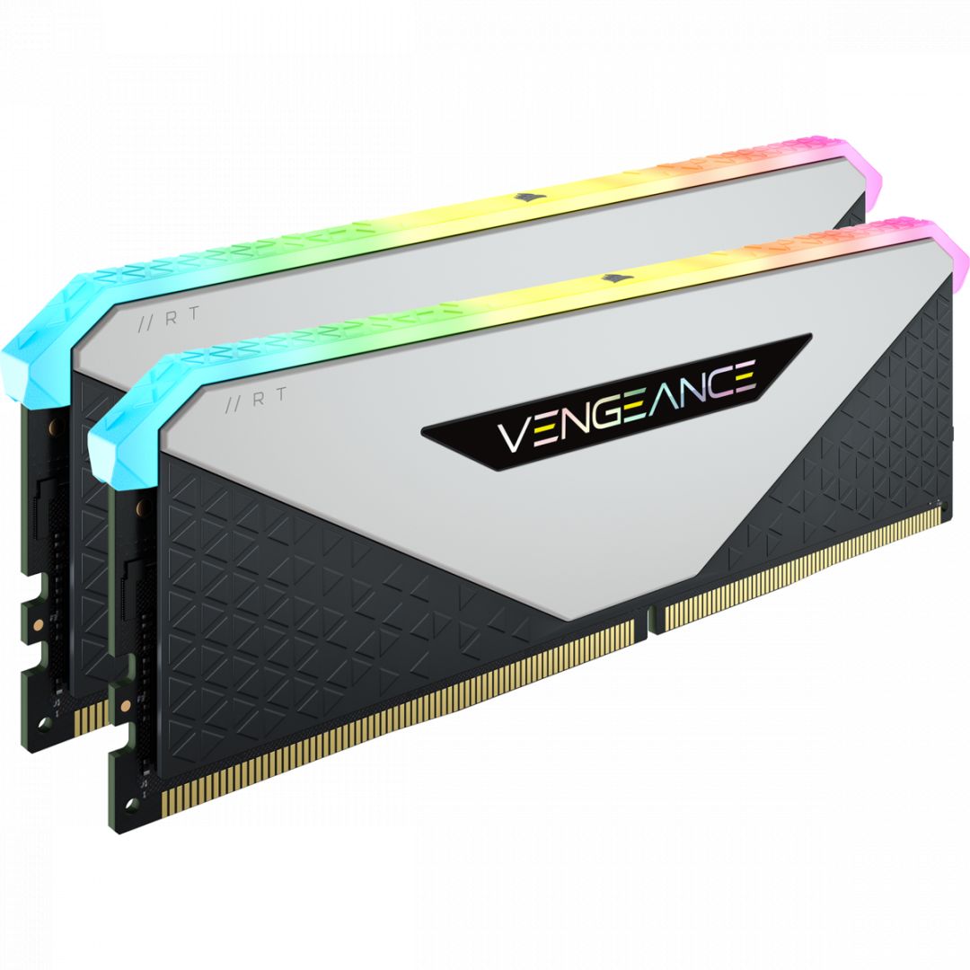 Corsair 16GB DDR4 3200MHz Kit(2x8GB) Vengeance RGB RT White