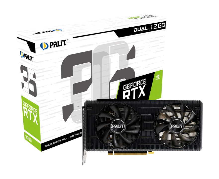 Palit GeForce RTX 3060 12GB DDR6 Dual