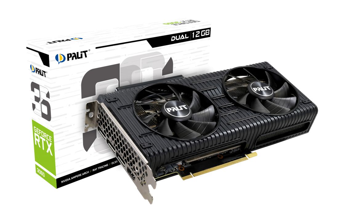 Palit GeForce RTX 3060 12GB DDR6 Dual