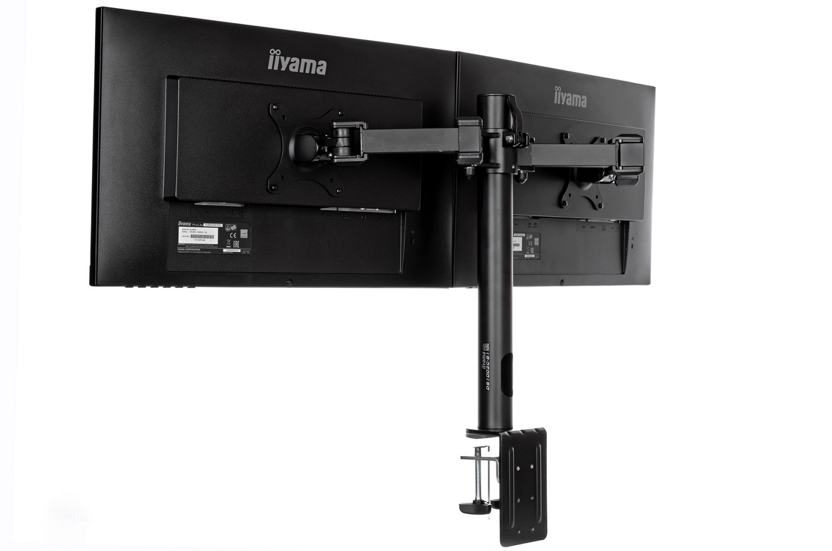 iiyama DS1002C-B1 Simple and functional dual desktop arm