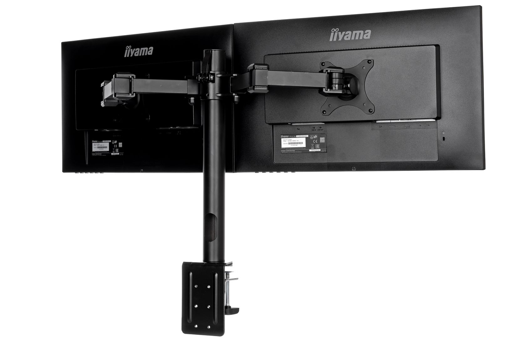 iiyama DS1002C-B1 Simple and functional dual desktop arm