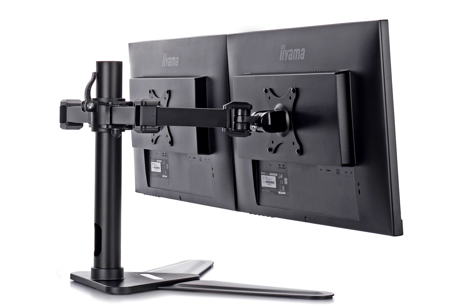 iiyama DS1002D-B1 Comfortable dual desktop stand