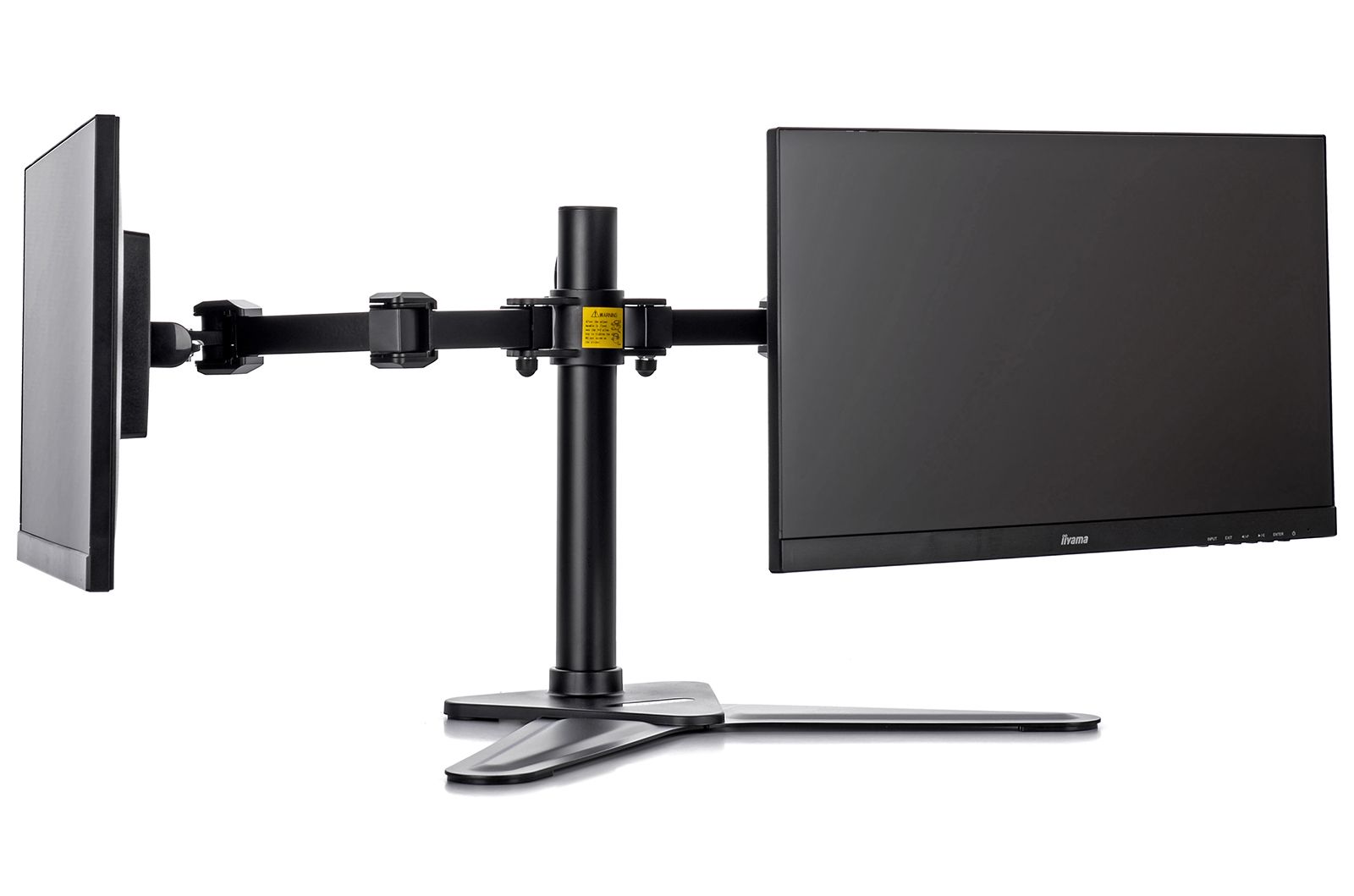 iiyama DS1002D-B1 Comfortable dual desktop stand