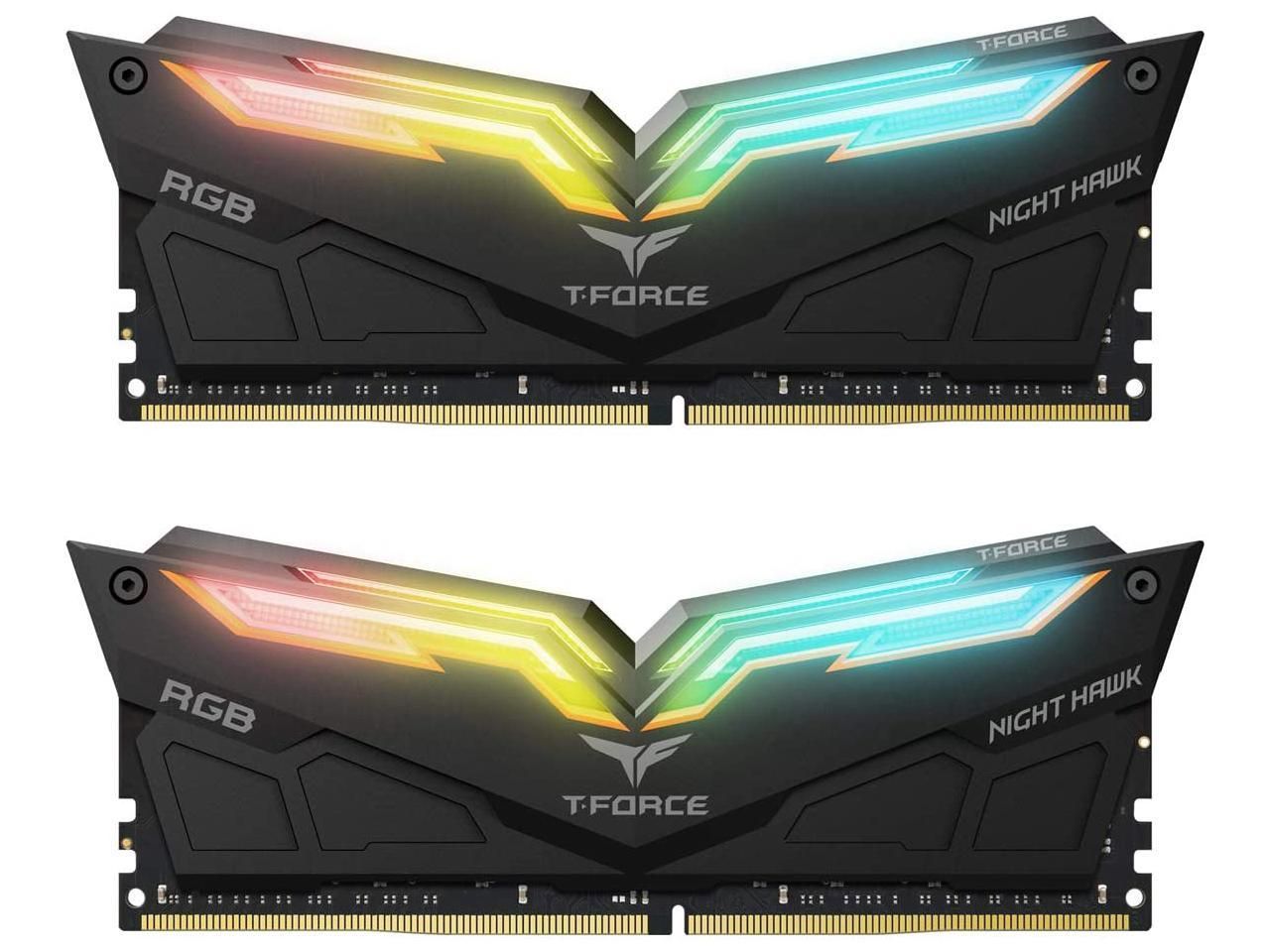 TeamGroup 16GB DDR4 3200MHz Kit(2x8GB) Night Hawk RGB Black