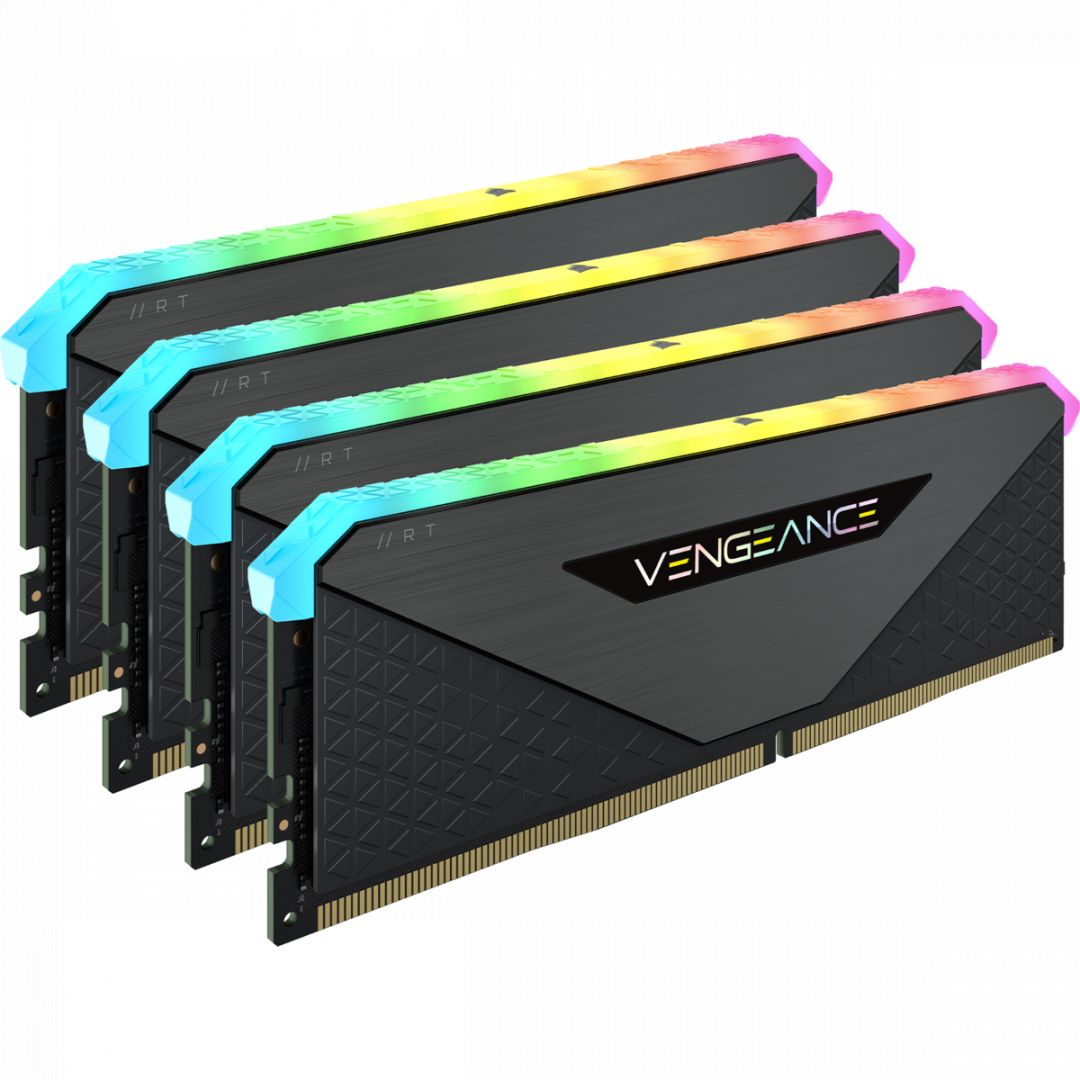 Corsair 32GB DDR4 3600MHz Kit(4x8GB) Vengeance RGB RT Black