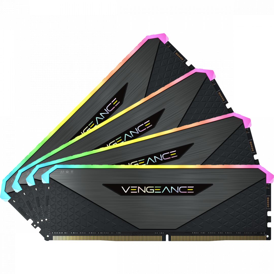 Corsair 32GB DDR4 3600MHz Kit(4x8GB) Vengeance RGB RT Black