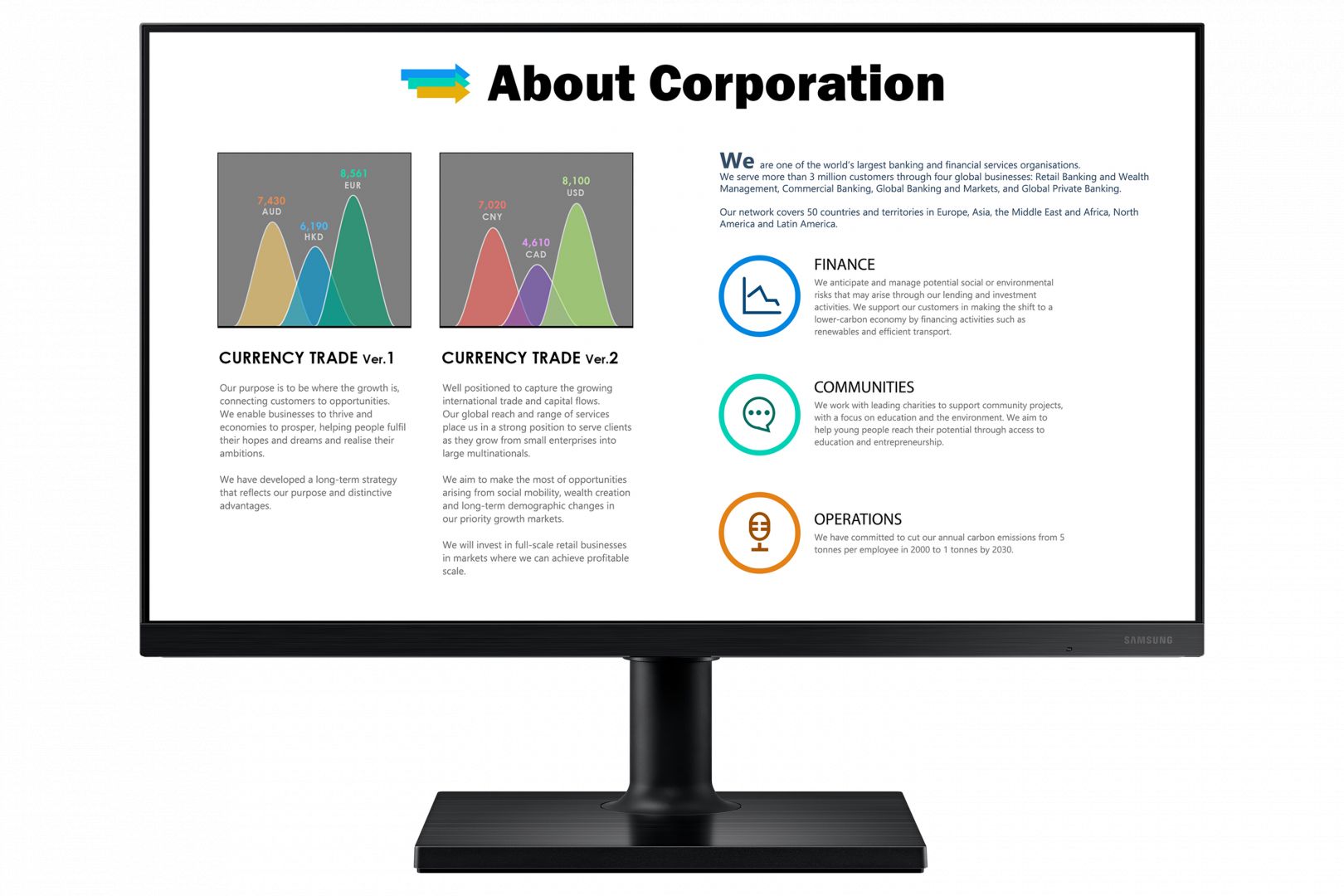 Samsung 24" LF24T450FZUXEN IPS LED