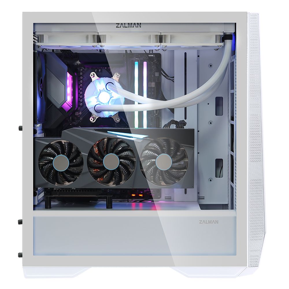 Zalman Z9 Iceberg Tempered Glass White