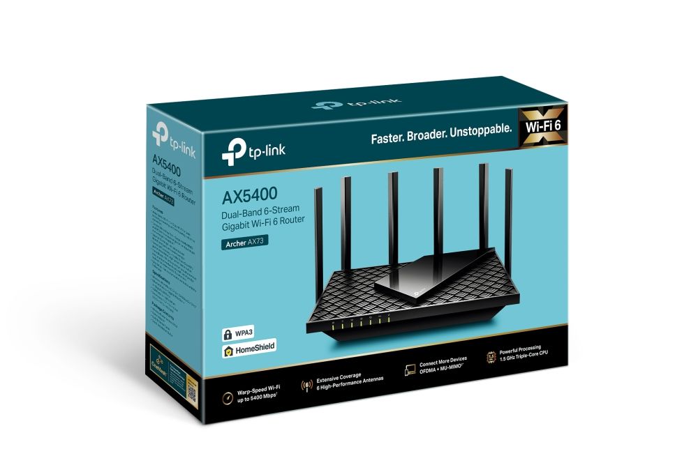 TP-Link Archer AX72 AX5400 Dual-Band Gigabit Wi-Fi 6 Router