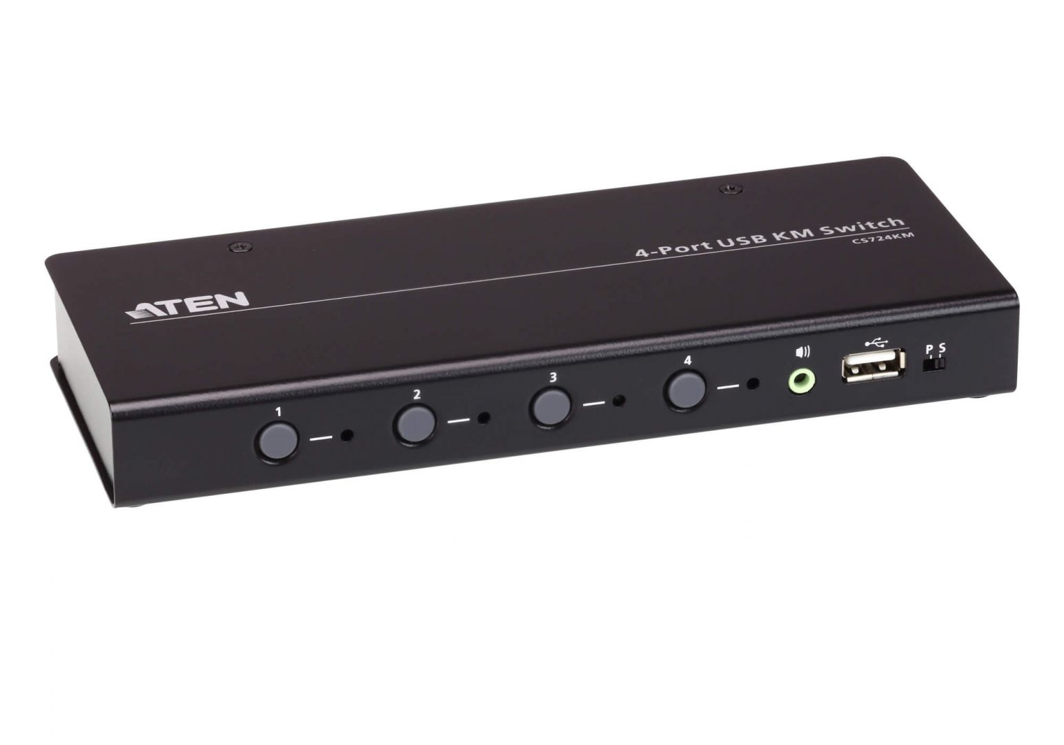 ATEN 4-port USB Boundless KM Switch + Cables