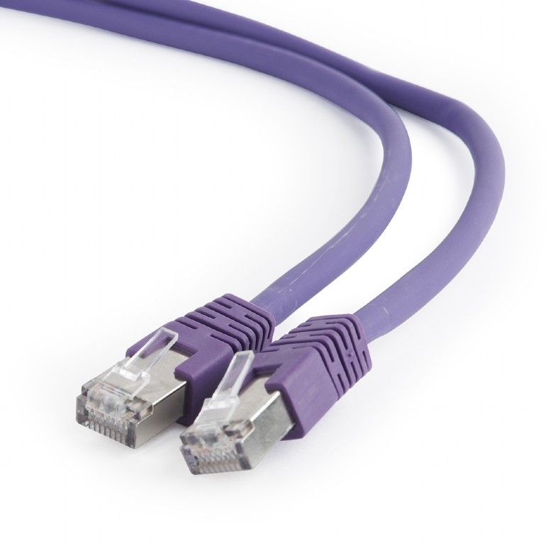 Gembird CAT6A S-FTP Patch Cable 5m Grey Purple