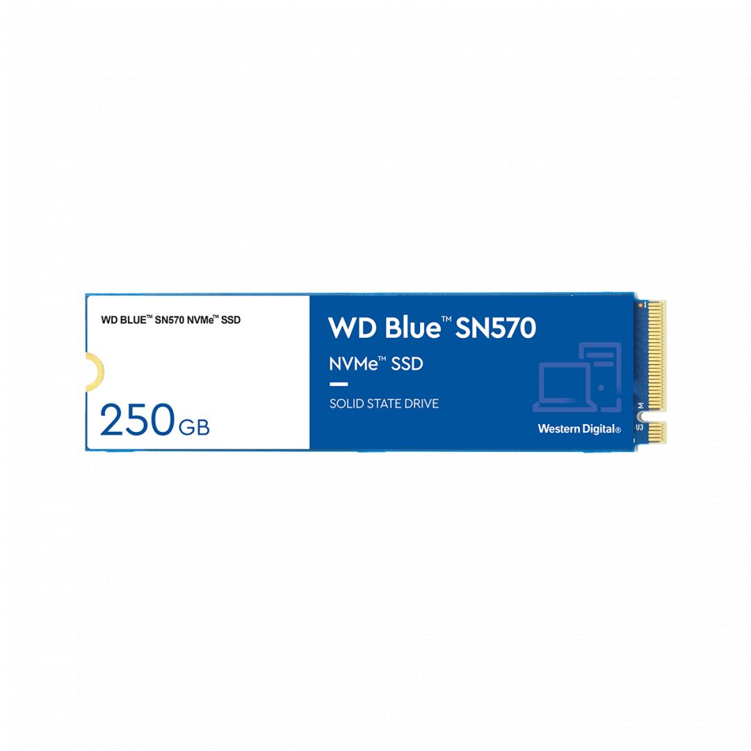 Western Digital 250GB M.2 2280 NVMe SN750 Blue