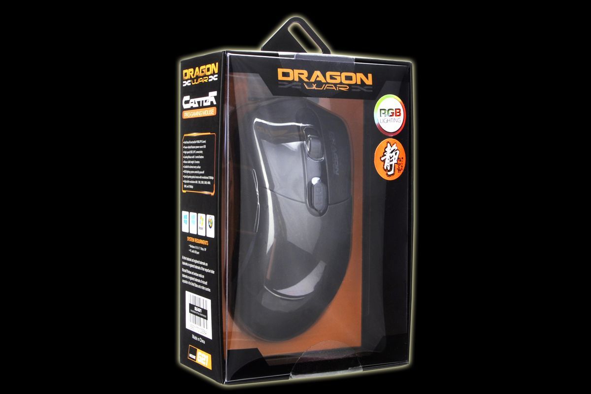 Dragon War Caster Gamer mouse Black