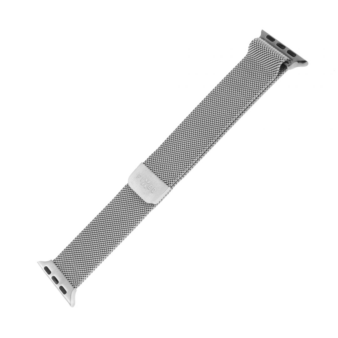 FIXED Mesh Strap for Apple Watch 44mm/Watch 42mm Silver