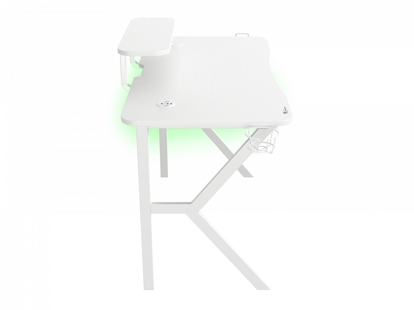 Genesis Holm 320 Gaming Desk White