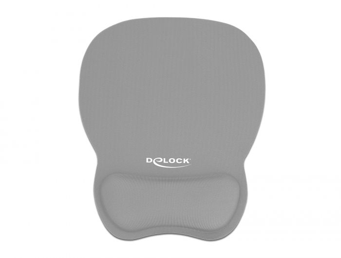 DeLock Ergonomic Mouse pad with Wrist Rest Grey