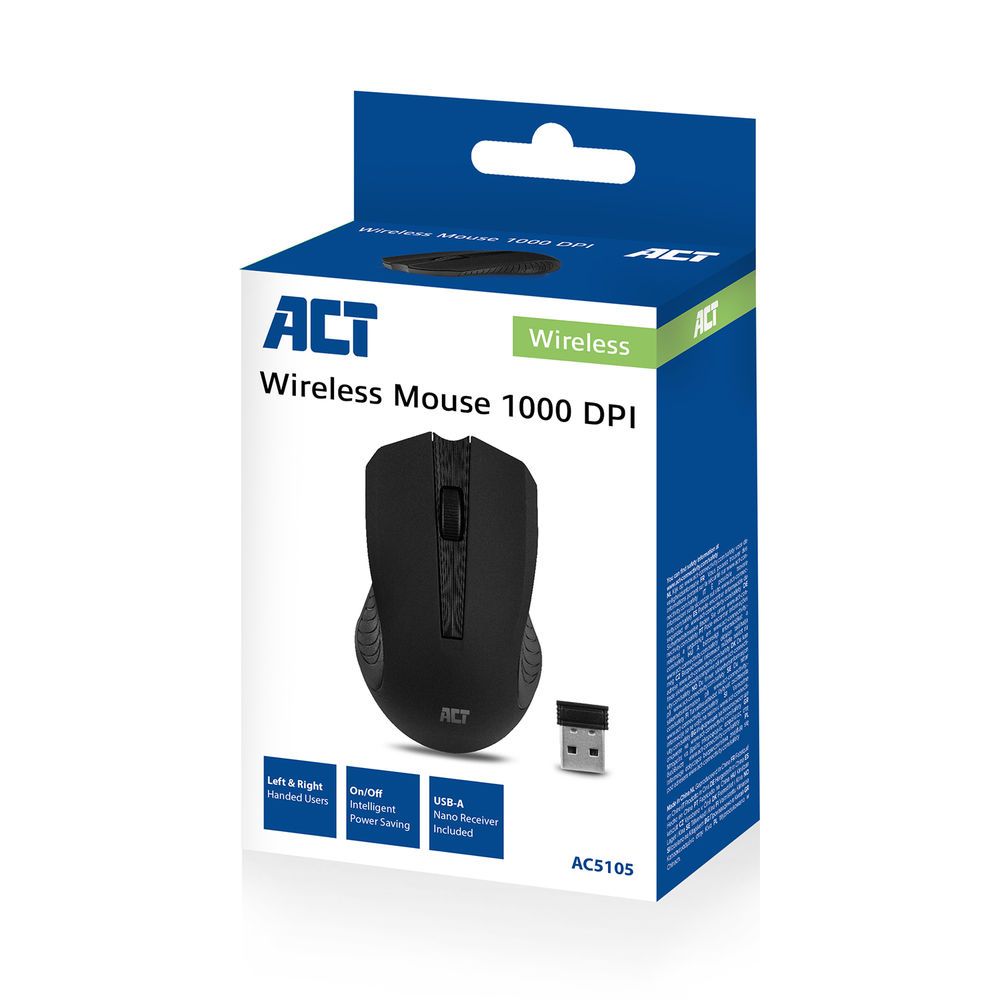 ACT AC5105 Wireless mose Black