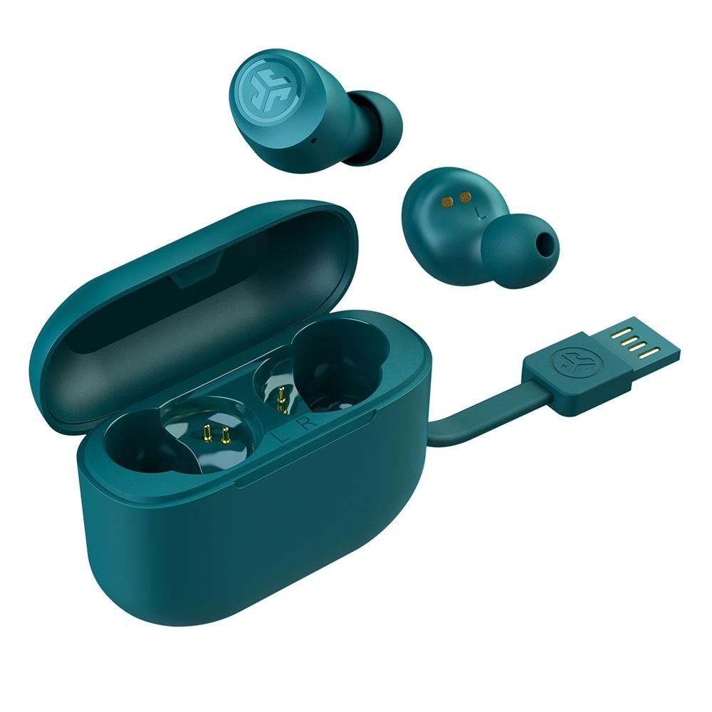 JLab Go Air Pop True Wireless Earbuds Headset Teal