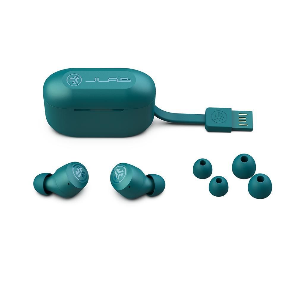 JLab Go Air Pop True Wireless Earbuds Headset Teal