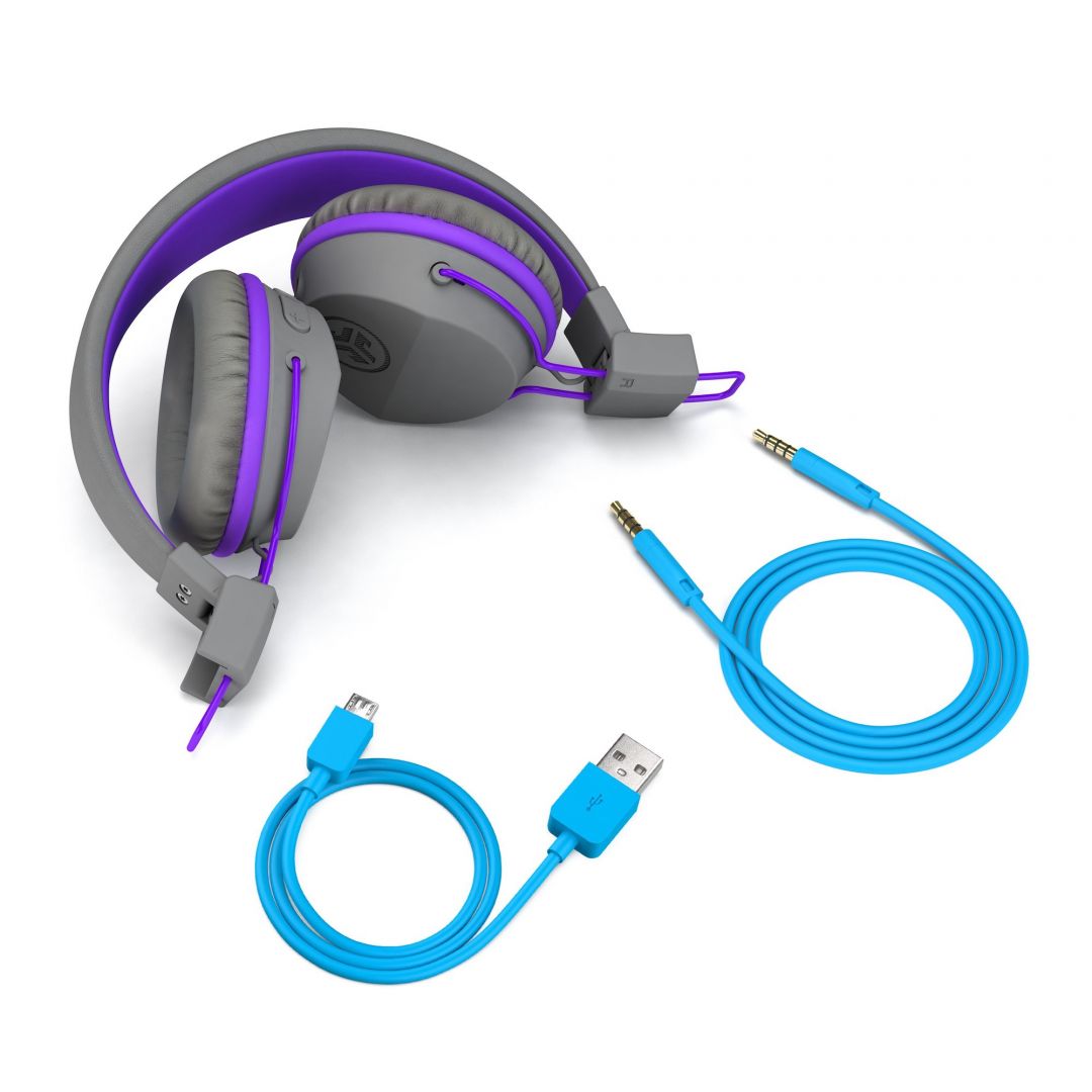 JLab Jbuddies Studio Kids Wireless (2020) Headset Graphite/Purple