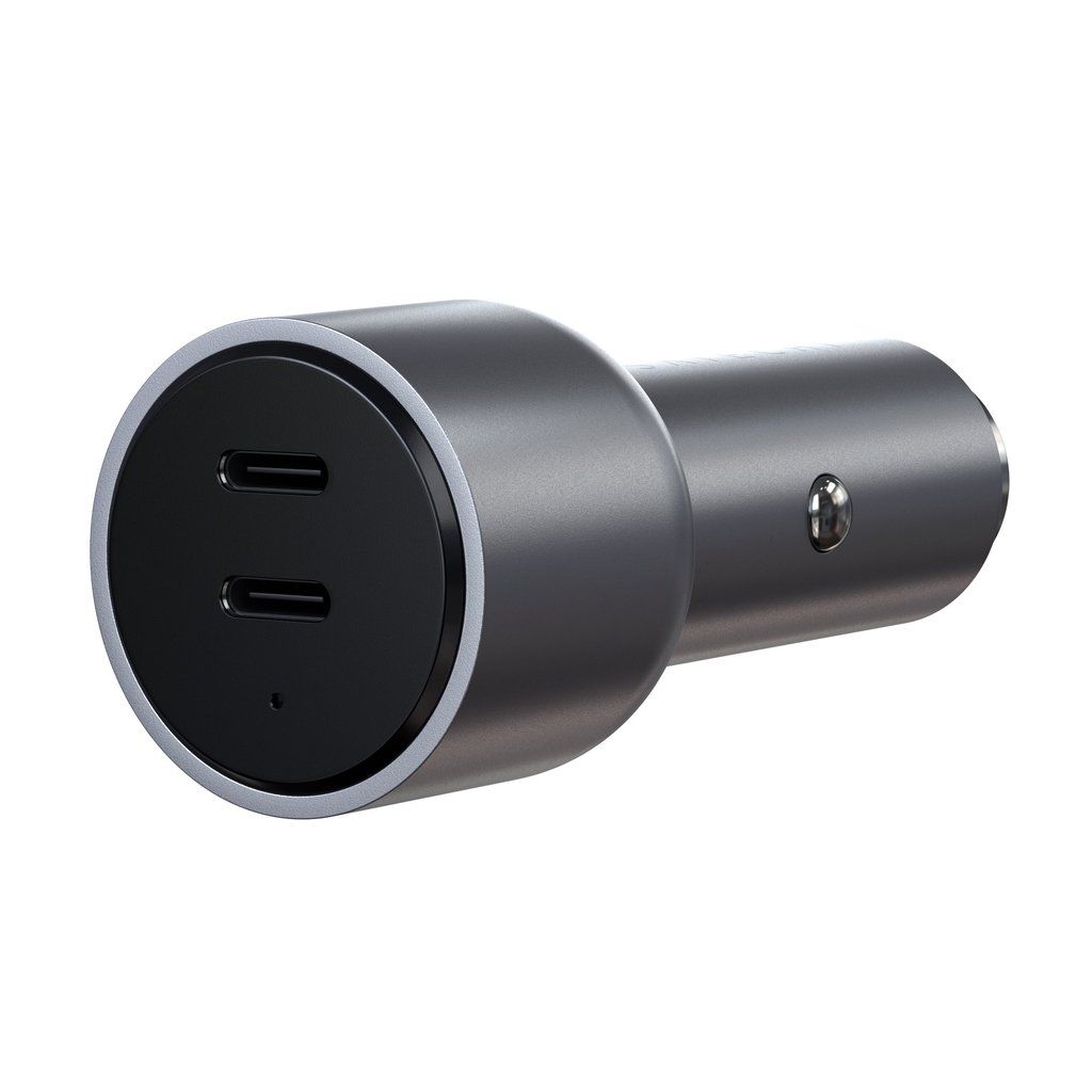 Satechi 40W Dual USB-C PD Car Charger Silver