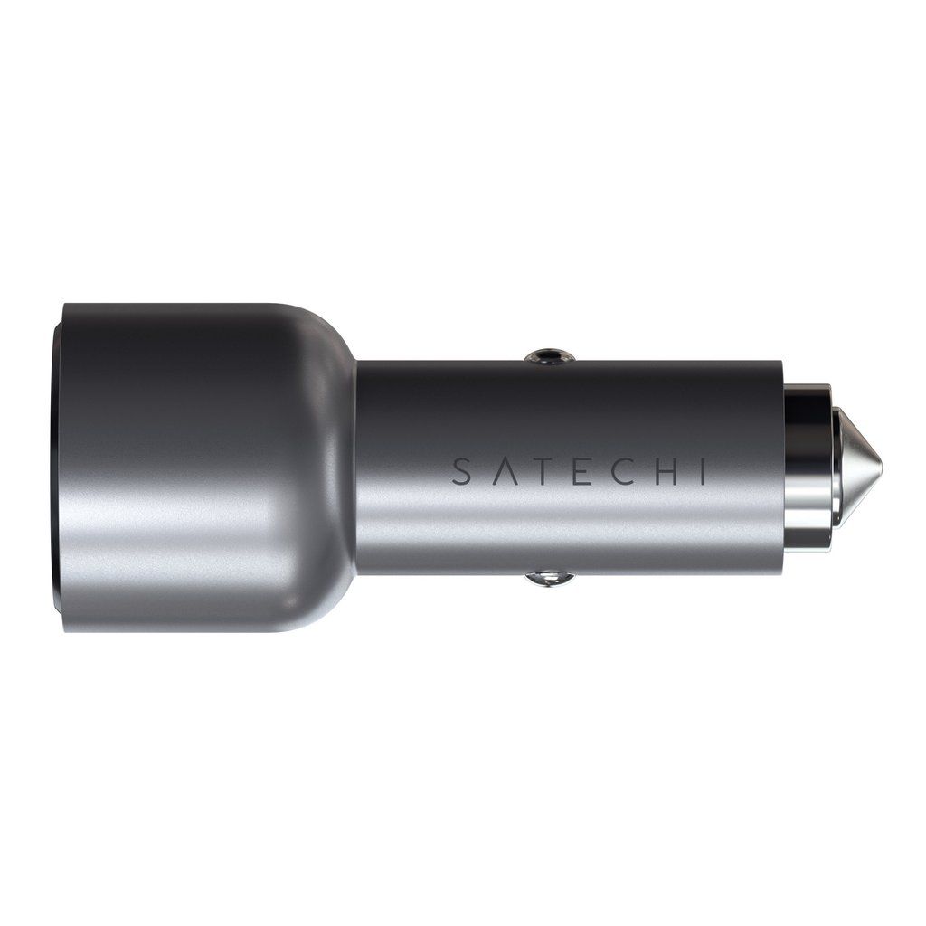 Satechi 40W Dual USB-C PD Car Charger Silver