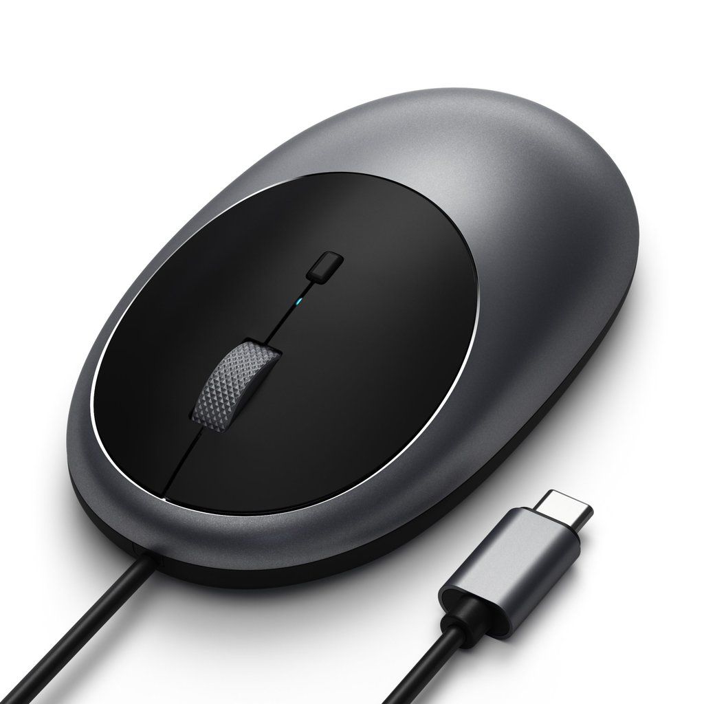 Satechi C1 USB-C Wired Mouse Space Gray