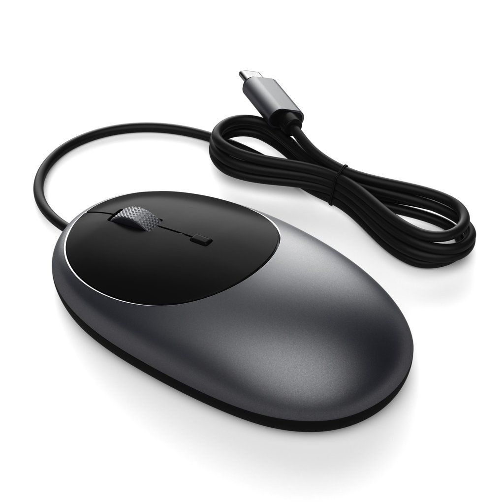 Satechi C1 USB-C Wired Mouse Space Gray