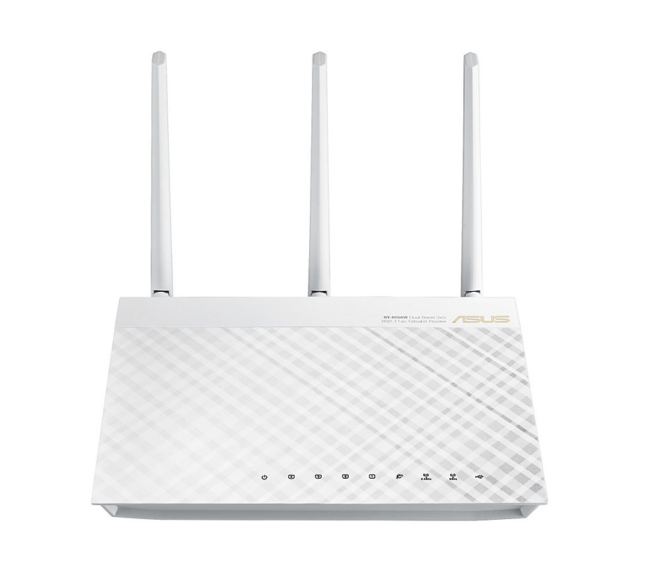 Asus RT-AC66U 802.11ac Dual-Band Wireless-AC1750 Gigabit Router White