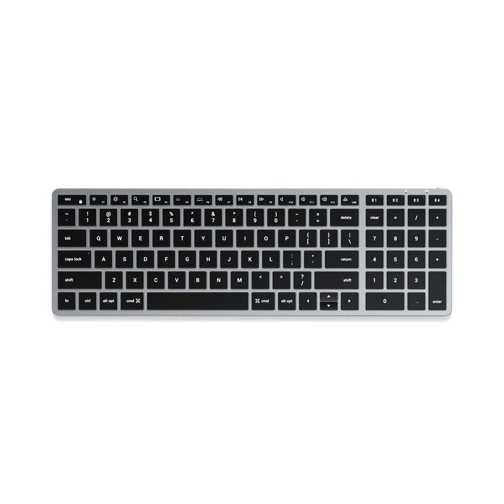 Satechi Slim X2 Bluetooth Backlit Keyboard Space Grey US