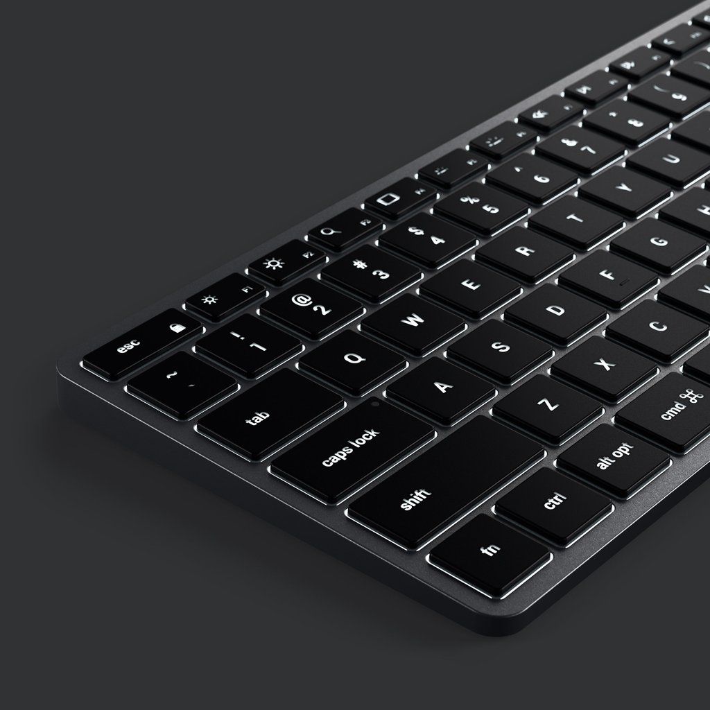 Satechi Slim X2 Bluetooth Backlit Keyboard Space Grey US