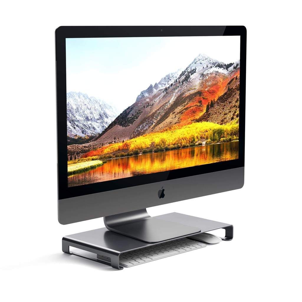 Satechi Aluminum Monitor Stand Space Gray