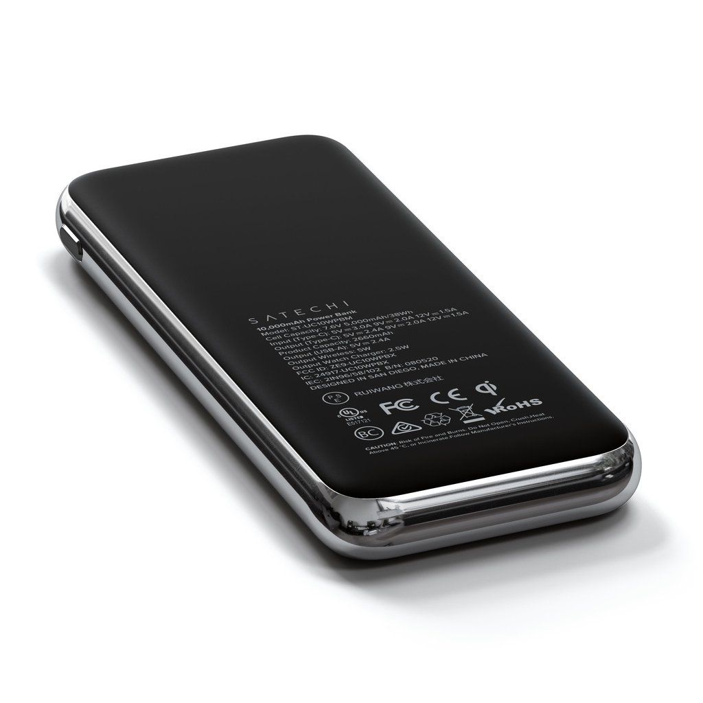 Satechi Quatro Wireless 10000mAh Power Bank Space Gray