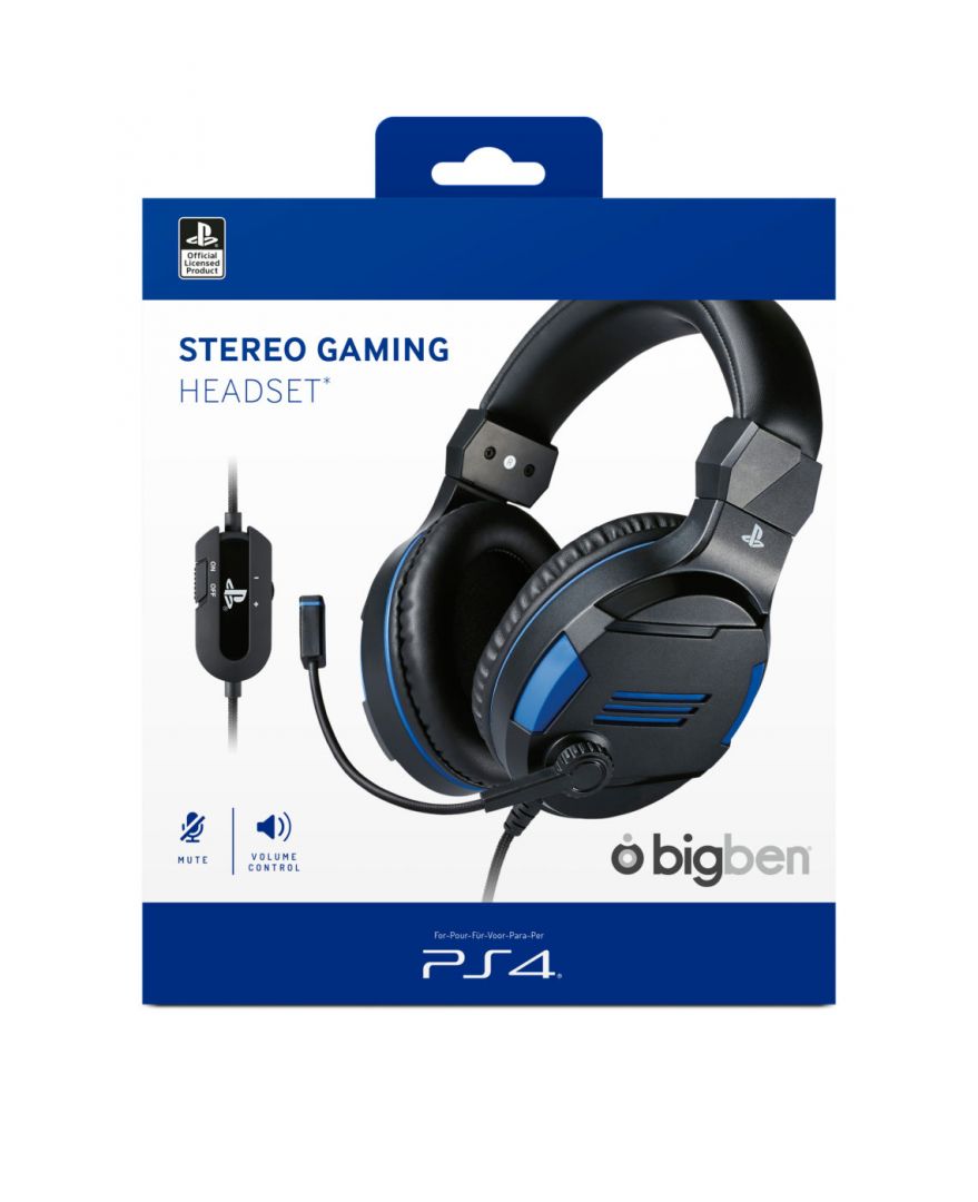 Bigben Interactive PS4 Stereo Gaming Headset V3 Black/Blue