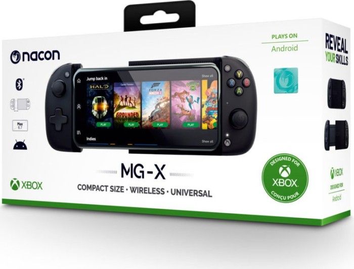 Nacon MG-X Compact Wireless Mobile Controller Black