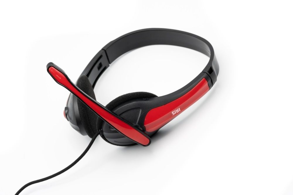 IRIS F-25 Headset Black/Red