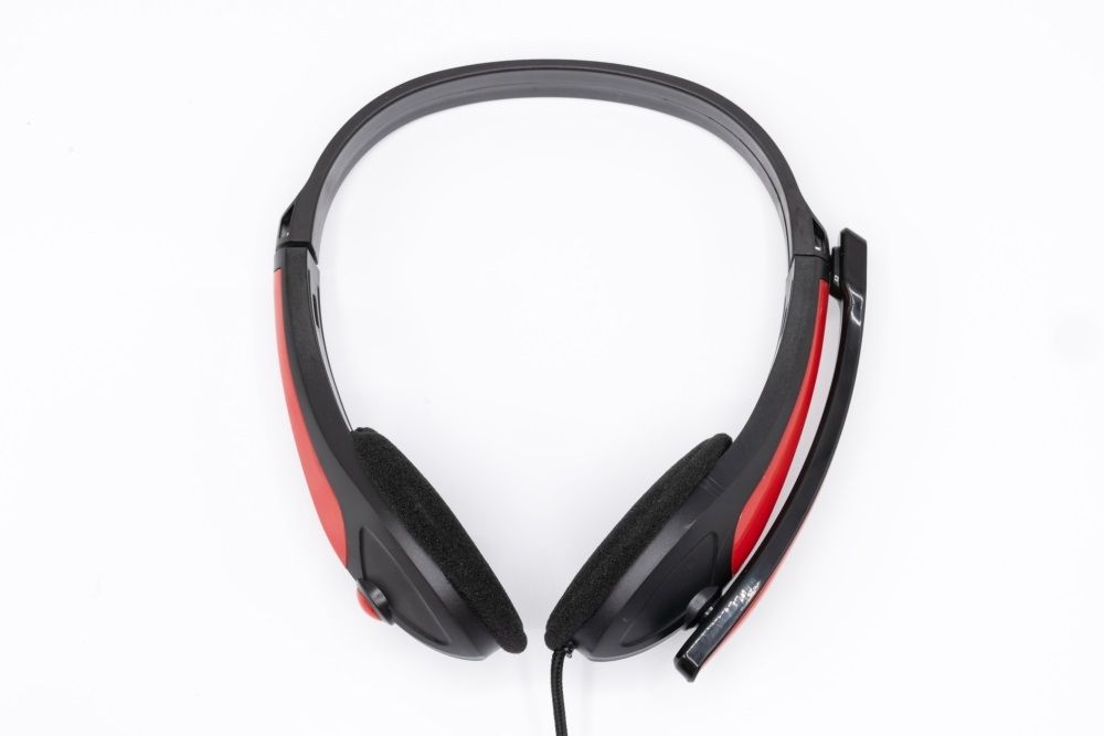 IRIS F-25 Headset Black/Red