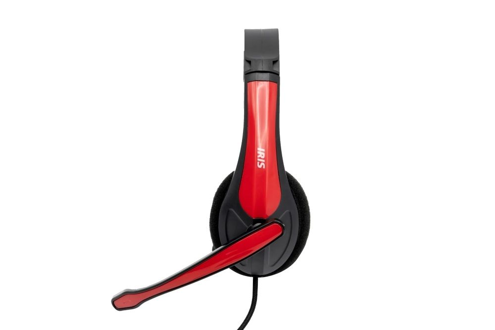 IRIS F-25 Headset Black/Red