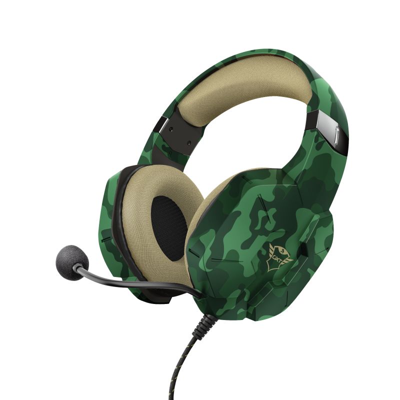 Trust GXT 323C Carus Gaming Headset Camo Green