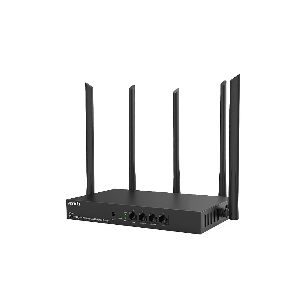 Tenda W20E AC1350 Gigabit Wireless Load Balance Router Black