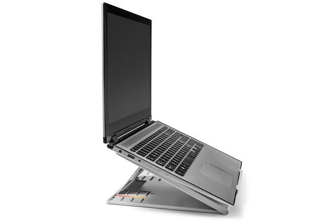 Kensington SmartFit® Easy Riser Go Adjustable Ergonomic Laptop Riser and Cooling Stand for up to 17" Laptops