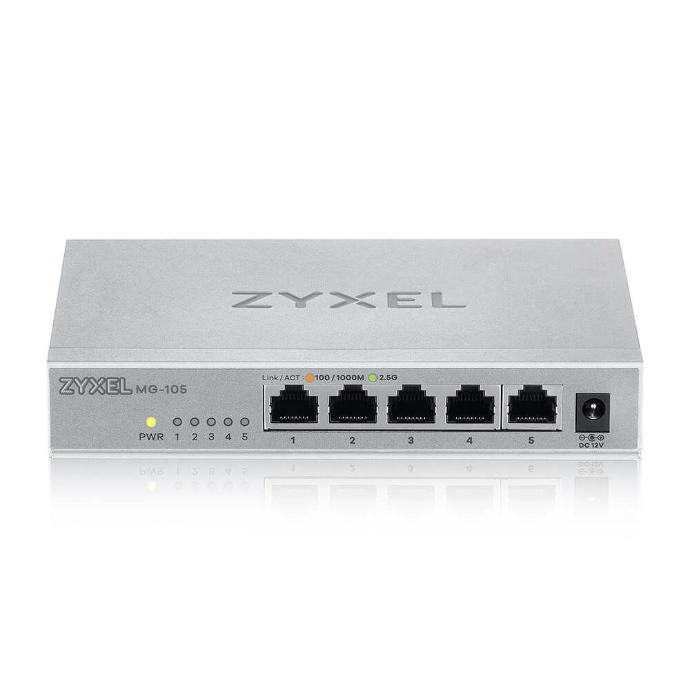 ZyXEL MG-105 5-Port 2.5GbE Unmanaged Switch