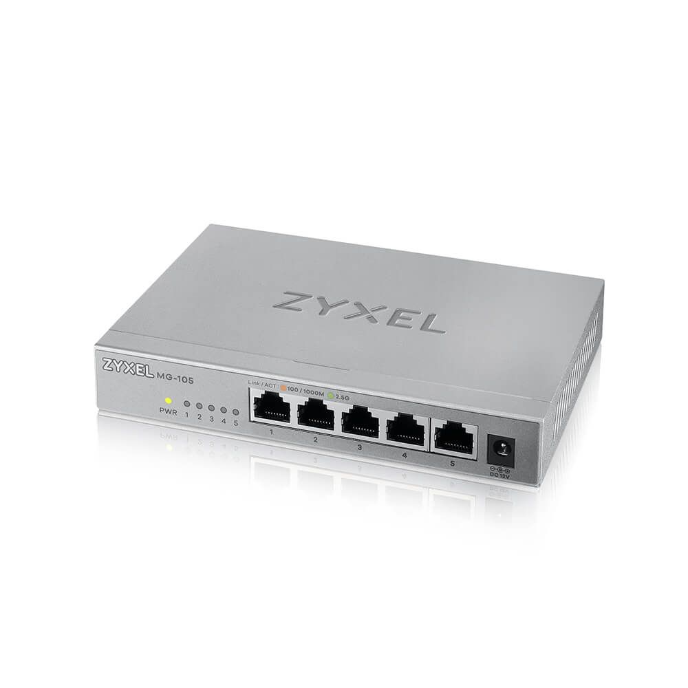 ZyXEL MG-105 5-Port 2.5GbE Unmanaged Switch