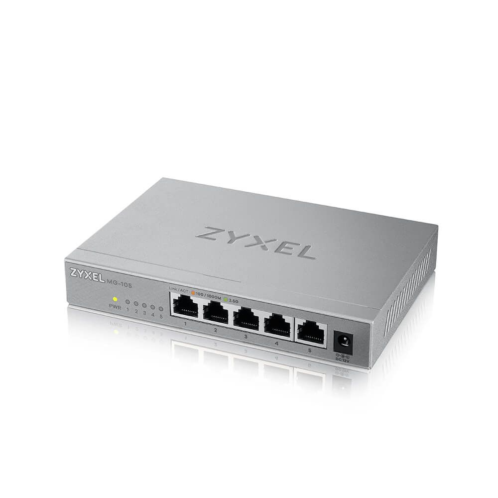 ZyXEL MG-105 5-Port 2.5GbE Unmanaged Switch