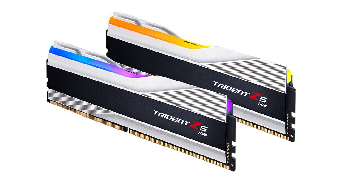 G.SKILL 32GB DDR5 5600MHz Kit(2x16GB) Trident Z5 RGB Silver