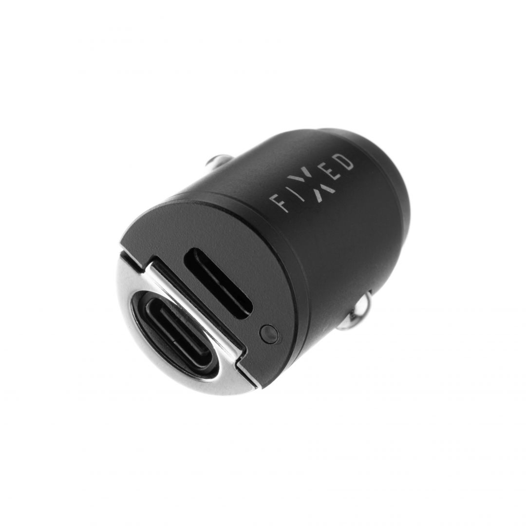 FIXED Dual USB-C Car Charger 30W Black