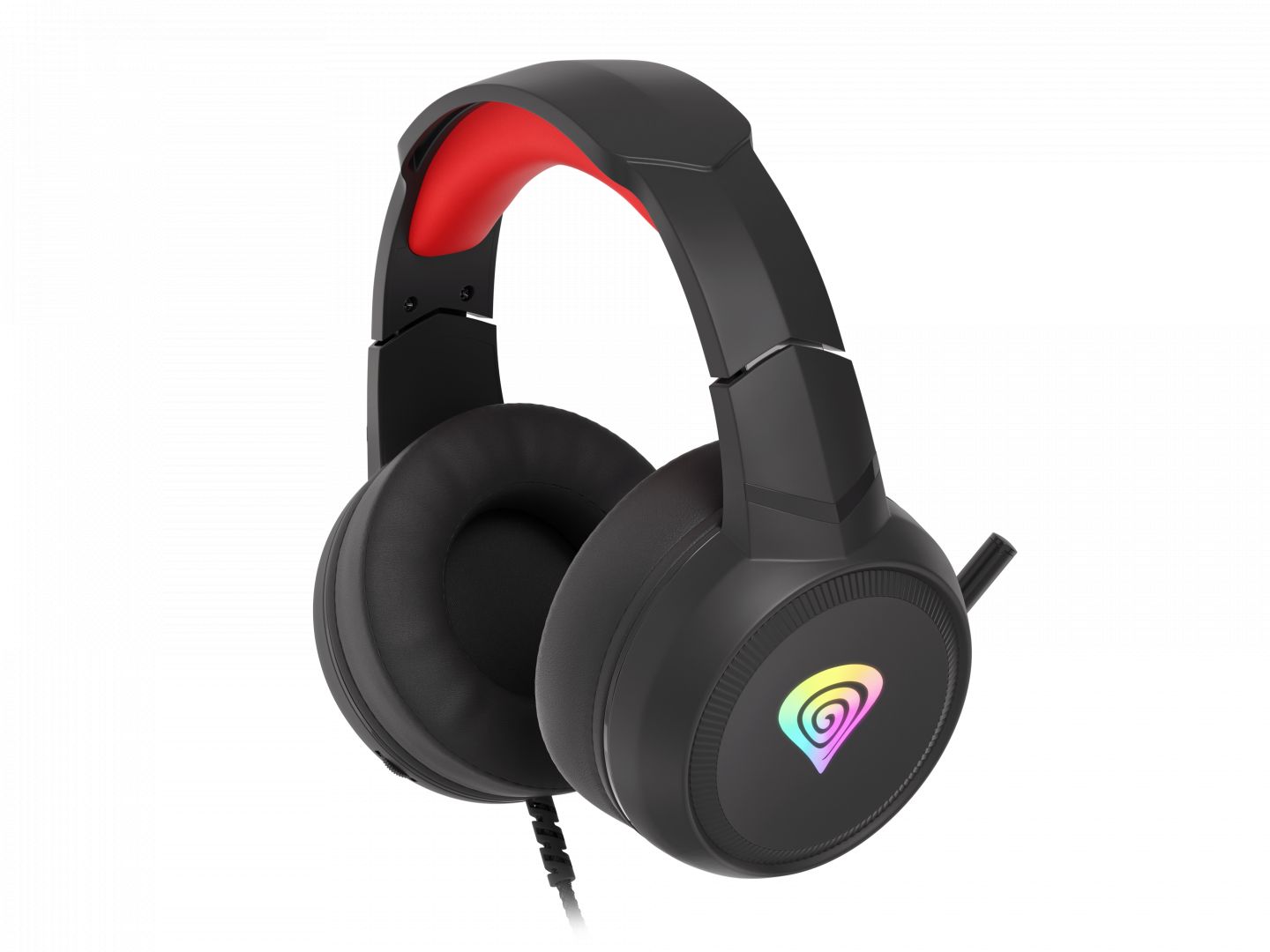 Genesis Neon 200 RGB Gaming Headset Black/Red